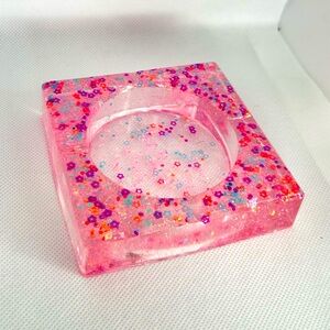 Custom Handmade Resin Cup Holder/Ash Tray